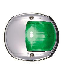 LED Green Side Navigation Light (Chrome)